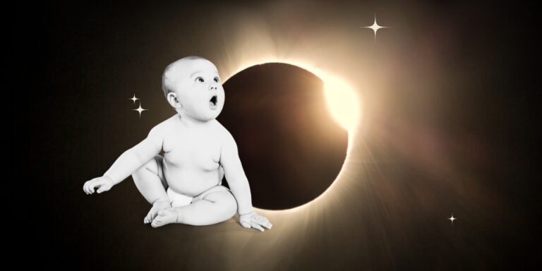 baby solar eclipse