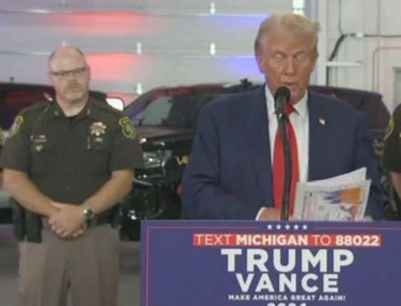 Trump michigan police