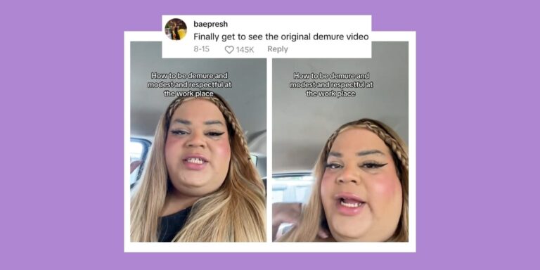 demure tiktok trend